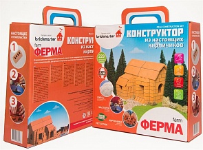 Конструктор "Ферма" из настоящих кирпичиков, 229 деталей (Brickmaster, 207пл)
